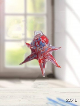 Hanging Glass Octopus Ornament